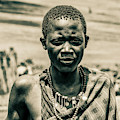 Portrait Young Maasai Ngorongoro Tanzania 4300