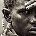 Portrait Tanzania Maasai Warrior 4335